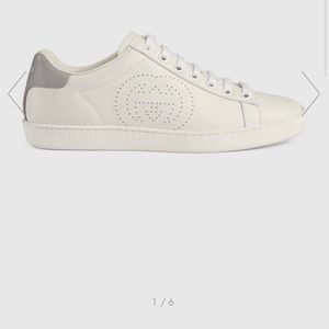 Gucci sneakers used. White